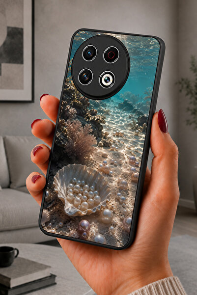 TECNO Spark 30 Pro Uyumlu İnci Desenli Kamera Korumalı Darbelere Dayanıklı Kılıf