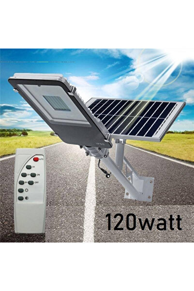 OEM 120 Watt Ηλιακός προβολέας LED πολύ ισχυρός με πάνελ ηλιακό και τηλεκοντρ...