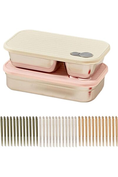 Arabest Lunch Boxes,2-Piece Stackable 304 Stainless Steel Bento Food Containe...