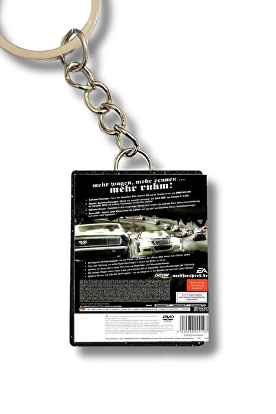 TokOyun Need for Speed Most Wanted Black Edition Oyun Kutusu Tasarımlı Anahtarlık