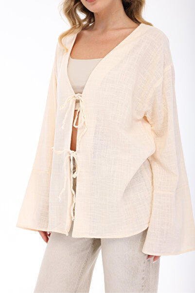 blayn jeans Blayn Women's Linen Kimono – Oversized Comfortable Fit Summer Lon...