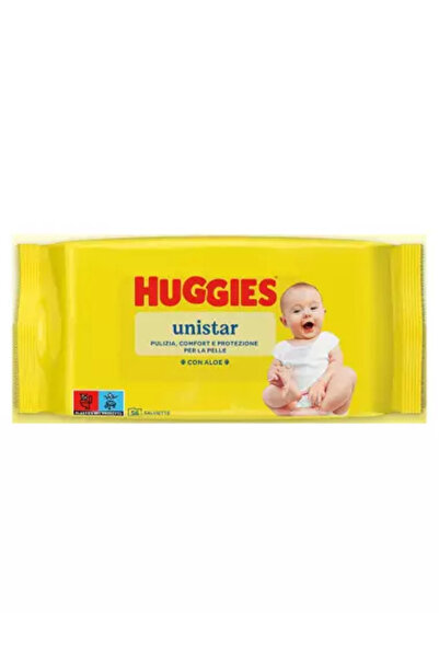 Huggies Șervețele umede Baby Unistar, 4 x 56 bucăți