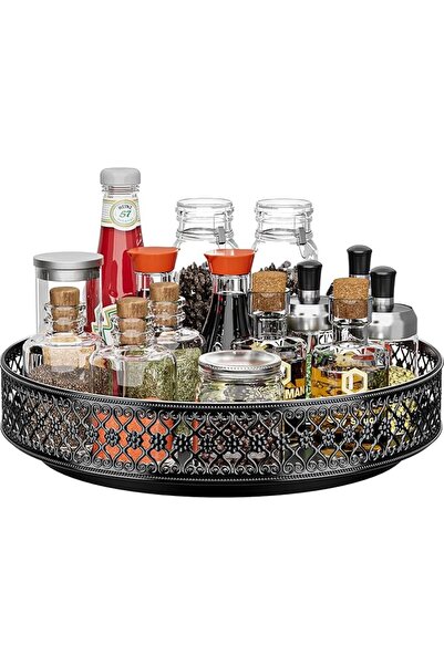 GENERAL Ovicar Lazy Susan Turntable Organizer - 13 inch Rotating Spice Rack M...