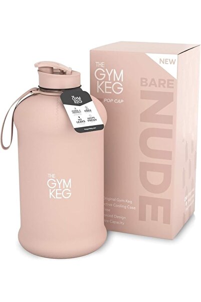 Alcoach THE GYM KEG Insulated Sports Water Bottle | Half Gallon | Carry Handl...