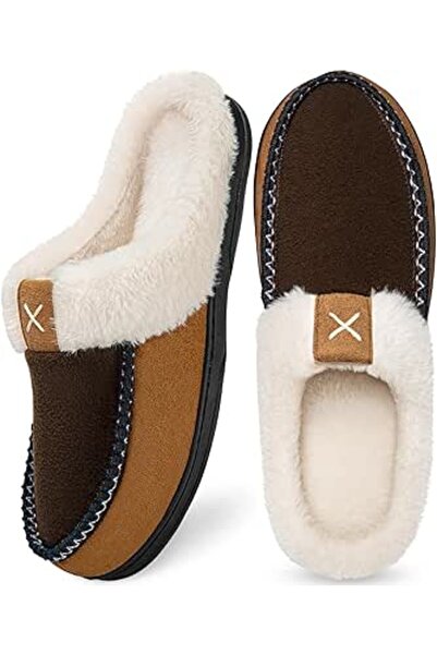 GENERAL Homitem Spm01 mens Slipper | Wool-Like Plush Fleece Lined Comfy Warm ...