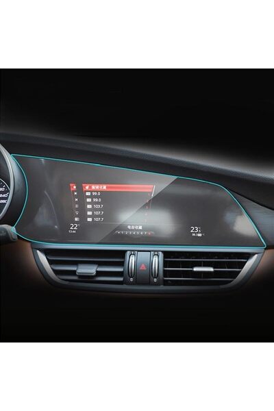ZDN Case Alfa Romeo Giulia Compatible Multimedia 9H Nano Screen Protector
