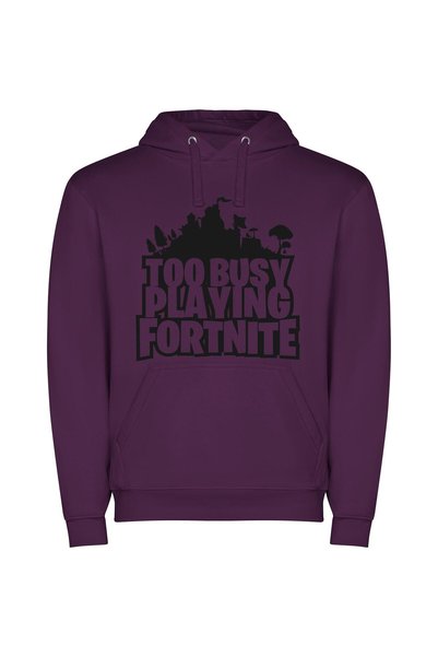 iLovePrints Forte Folio: Fortnite Finesse Φούτερ με κουκούλα σε χρώμα Μωβ