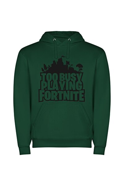 iLovePrints Forte Folio: Fortnite Finesse Φούτερ με κουκούλα σε χρώμα Πράσινο