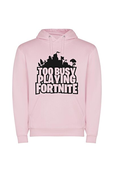 iLovePrints Forte Folio: Fortnite Finesse Φούτερ με κουκούλα σε χρώμα Ροζ