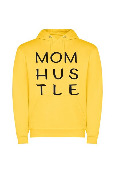 iLovePrints The Monochrome Hustler Journey Φούτερ με κουκούλα σε χρώμα Κίτρινο