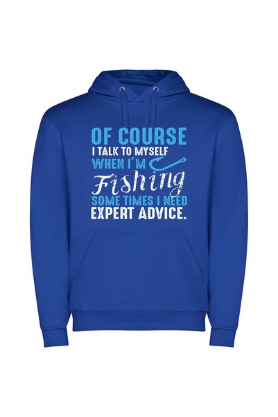 iLovePrints Wisdom on the Water Φούτερ με κουκούλα σε χρώμα Μπλε