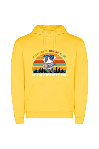 iLovePrints Panda Chic: Shutter-Clad Explorer Φούτερ με κουκούλα σε χρώμα Κίτ...