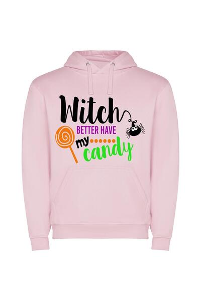 iLovePrints Sorcery Sweet Sensations Φούτερ με κουκούλα σε χρώμα Ροζ