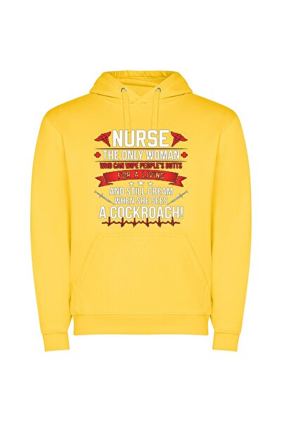 iLovePrints Glamorous Cockroach Conqueror: Nurse Φούτερ με κουκούλα σε χρώμα ...