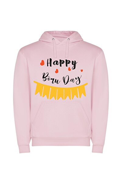 iLovePrints Blissful Adobe Birthday Creation Φούτερ με κουκούλα σε χρώμα Ροζ