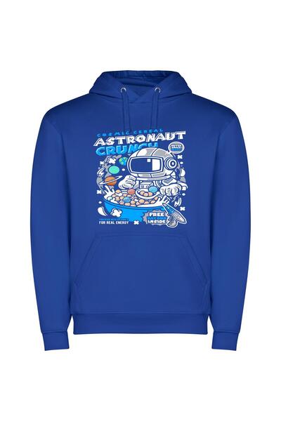 iLovePrints Candy Planet Cereal Delight Φούτερ με κουκούλα σε χρώμα Μπλε