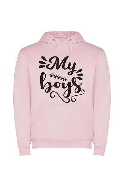 iLovePrints Charming Boy Collection Φούτερ με κουκούλα σε χρώμα Ροζ