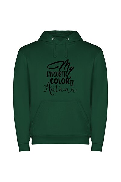 iLovePrints Autumn's Colorful Monochrome Journey Φούτερ με κουκούλα σε χρώμα ...