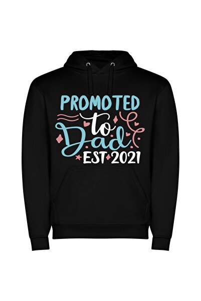 iLovePrints Colorful Pride Promotion Art Φούτερ με κουκούλα σε χρώμα Μαύρο