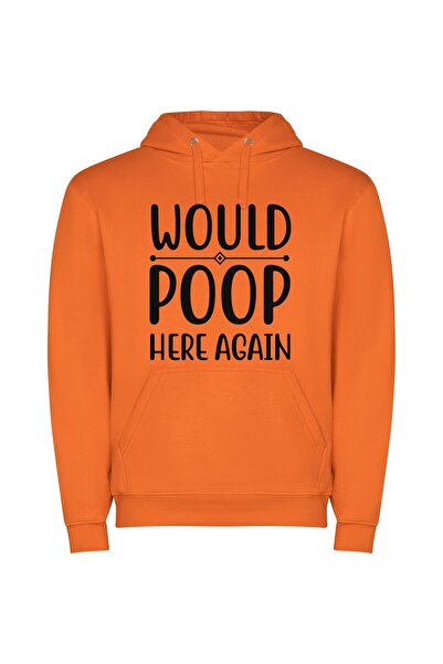 iLovePrints Colorless Feedback: Poop Edition Φούτερ με κουκούλα σε χρώμα Πορτ...