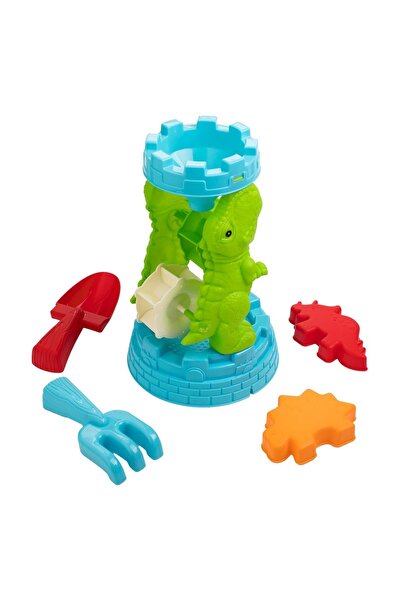 Zâna Casei Set de plajă Moara de apă cu model de dinozauri și 4 accesorii 18x...