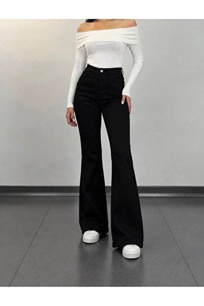 Aida Fashion LİKRALI FLARE JEANS PREMIUM
