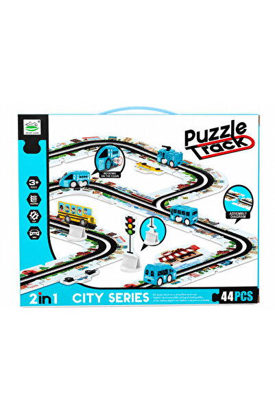 Generic Brand 44Pcs Car Track and Building Toy for Kids - Interactive Car Tra...