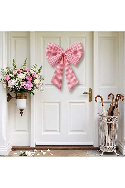 Hobizer Door Ornament Red, Blue, Pink, Orange, Green, Black Bow Ribbons