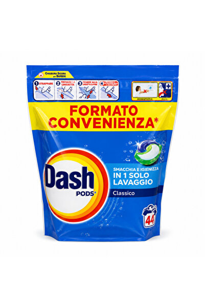Dash PODS Classico Detergent Capsule pentru Rufe Import Italia, 44 Spălări