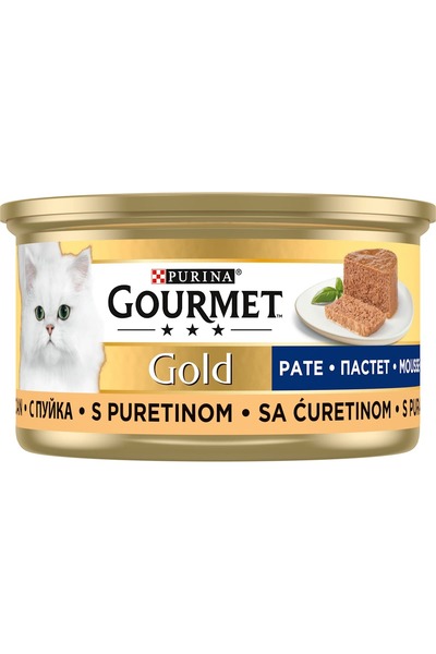 OEM Hrană umedă pentru pisici cu carne de curcan la conservă, 85 g