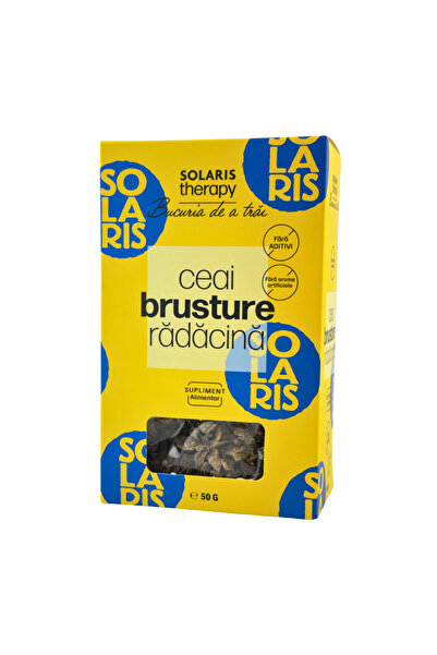Solaris Plant Ceai Brusture Radacina 50g, tip plante, pentru ceainic
