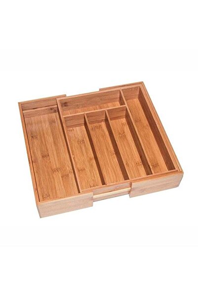 Generic Bamboo Storage Box Brown