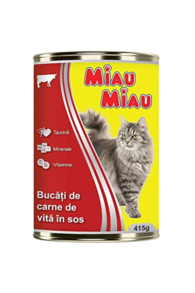 MIAU MIAU Can, Miau Miau, Cats 415 g Beef