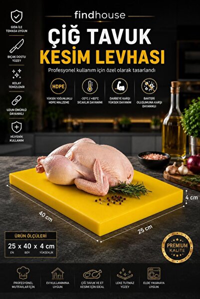 findhouse Kaliteli Çok Renk Seçenekleri ile Polietilen Et Kesim Tahtası Kesme...