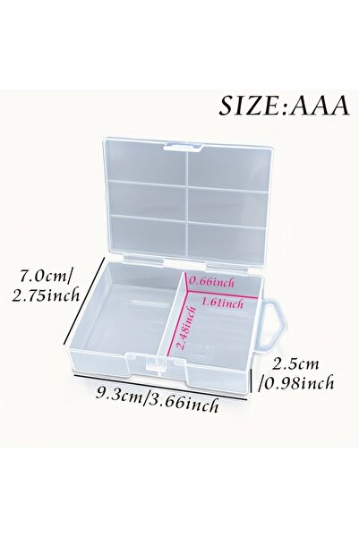 Choice1 AAA AA or AAA Battery Storage Box, Leak-Proof And Dust-Proof Battery ...