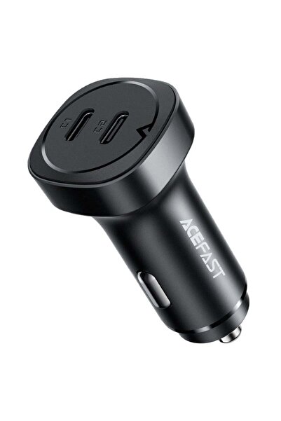 Acefast شاحن سيارة B2 بقوة 72 واط مع منفذين USB-C للشحن السريع