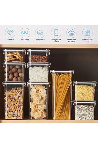 OYDAS Airtight Food Storage Container with Lock Lids，Cereal & Dry Storage Jar...