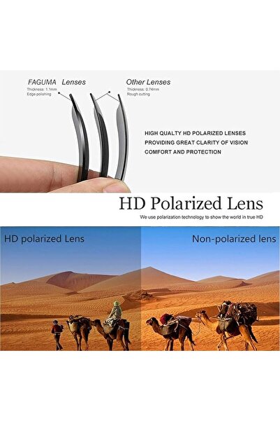 wisfunlly Polarized Sports Sunglasses, UV Protection Sports Shades Driving Su...