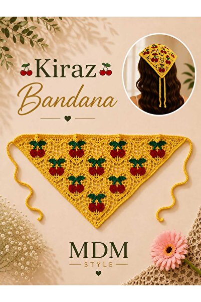 mdm style Cherry Motif Bandana