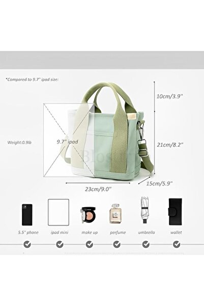 Skycare Canvas Tote Lunch Bag for Women,Small Tote Bag with Zipper Canvas Cro...