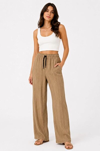 Mariposa Secret Women's twisted fabric comfortable cut elastic laced pocketed...