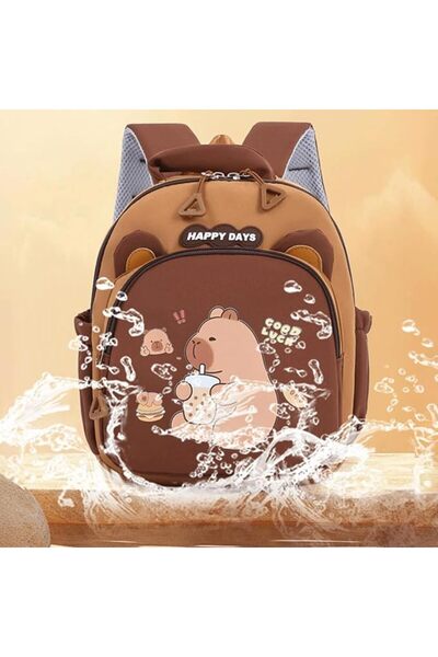 KASTWAVE Capybara Backpack for Kids and Teens | Soft Plush Kawaii Animal Bag ...