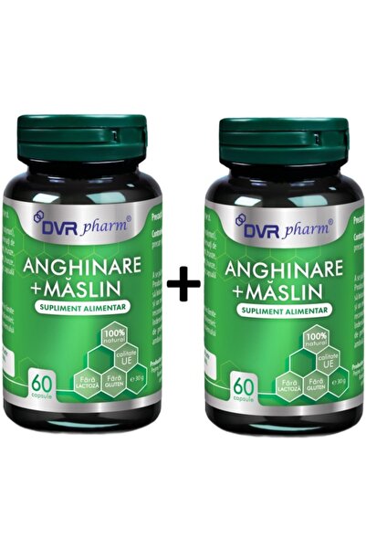 DVR Pharm Pachet Anghinare Maslin 400mg, mentine limite normale trigliceridel...
