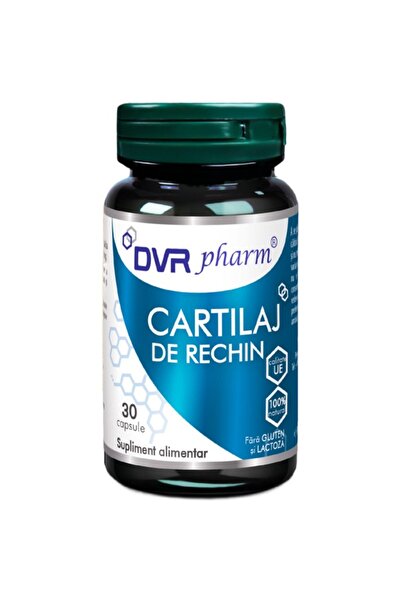 DVR Pharm Cartilaj de Rechin 500mg, (min. 10% calciu si min. 4% condroitina),...