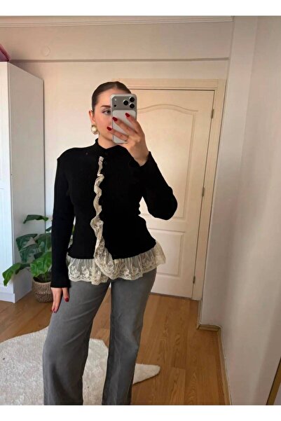 nathia outdoors سترة مفصلة الدانتيل