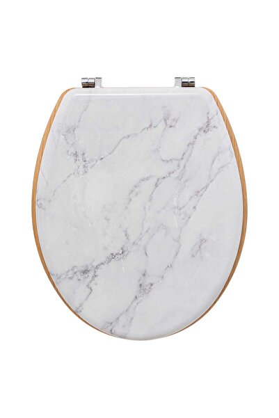 FİVE Scaun WC din lemn, aspect marmură - Lea