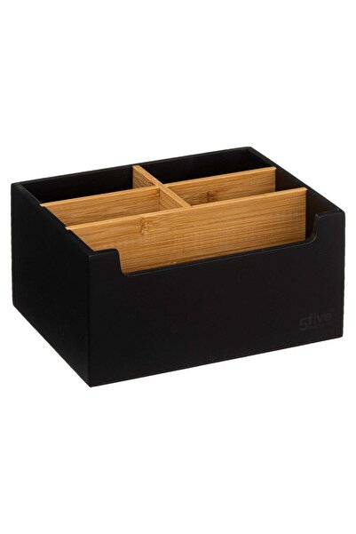 FİVE Organizator cu 5 compartimente, Negru - Natureo