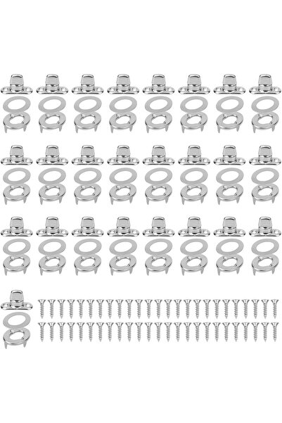 STARSTAR 25 Sets Rotary Locking Fasteners Knob Fasteners Eyelets Stud Mountin...