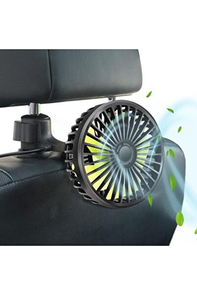Morvena Picks Ventilator USB pentru mașină pentru bancheta din spate: ventila...