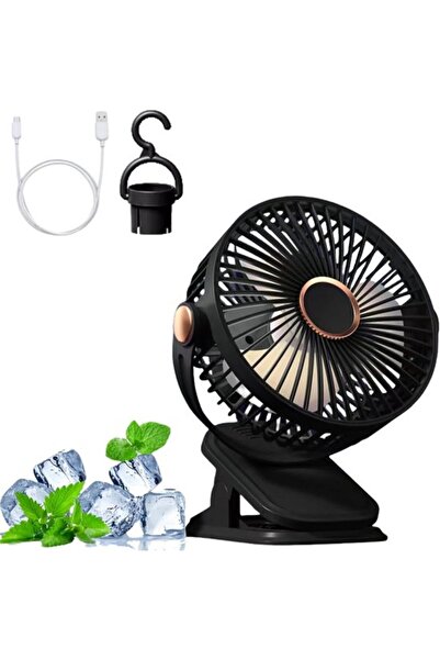 Morvena Picks Ventilator USB Silențios - Mini Ventilator Desktop, 5 Viteze al...
